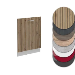 Vicco Panneau de lave-vaisselle Chêne Artisan 60cm , PT Anthracite