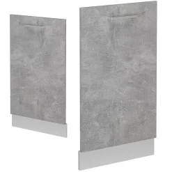 Vicco Panneau de lave-vaisselle Béton 45cm sans PT