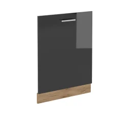 Vicco Panneau de lave-vaisselle Anthracite Haute brillance 60cm sans PT