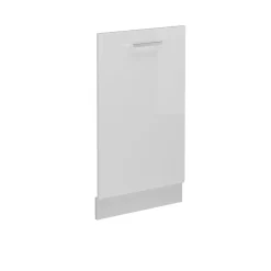 Vicco Panneau de lave-vaisselle Blanc Haute brillance 45cm sans PT