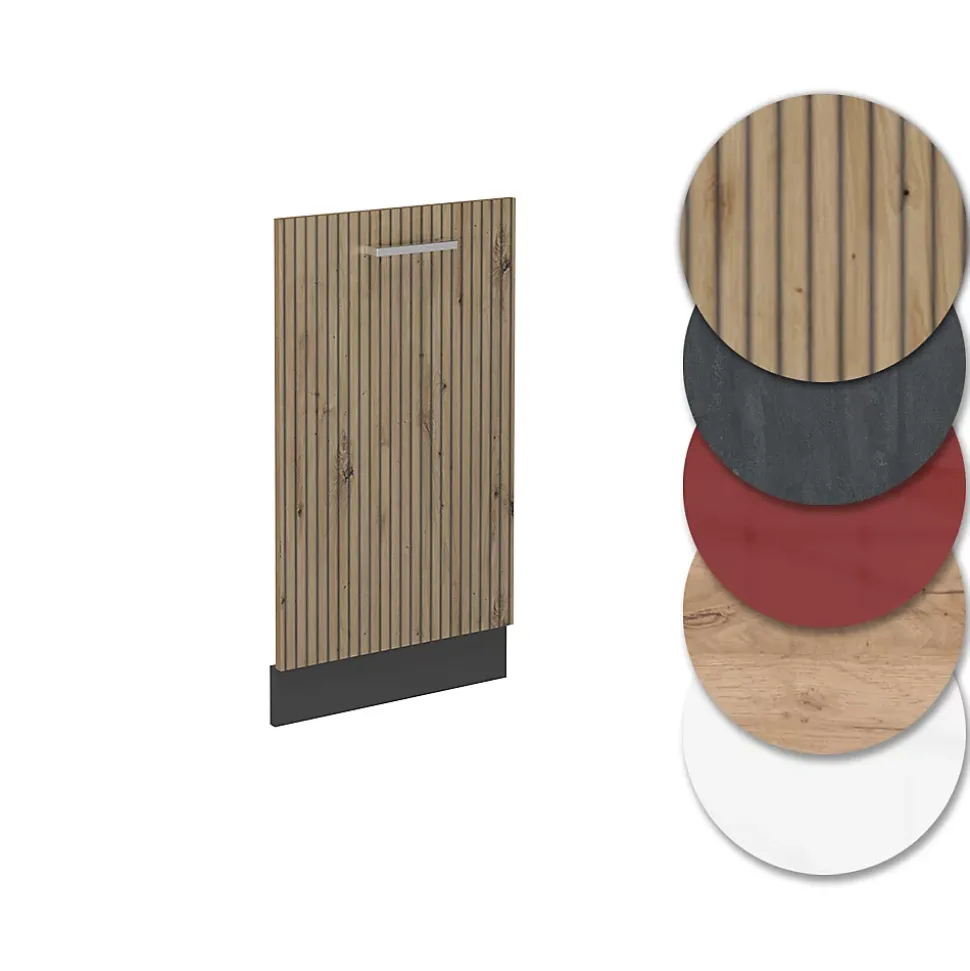 Vicco Panneau de lave-vaisselle Chêne Artisan 45cm sans PT