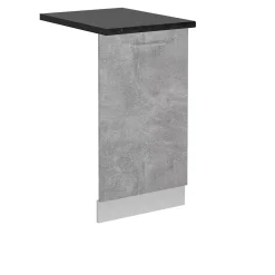 Vicco Panneau de lave-vaisselle Béton 45cm , PT Anthracite