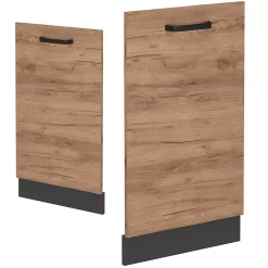 Vicco Panneau de lave-vaisselle Chêne de force doré 45cm , PT Chêne