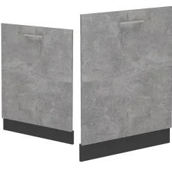 Vicco Panneau de lave-vaisselle Béton 60cm sans PT