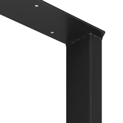 Vicco Pieds de table Noir 70x72cm Carré