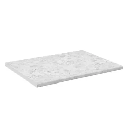 Vicco Plan de travail cuisine Marbre blanc 80cm