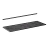 Vicco Plan de travail cuisine Anthracite 160cm