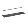 Vicco Plan de travail cuisine Anthracite 240cm