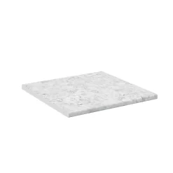 Vicco Plan de travail cuisine blanc/marbre 60cm