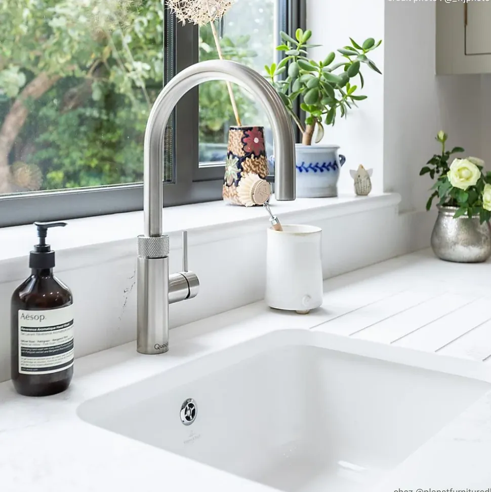 Vidage automatique 1 bac CUIPD222 évier V&B SUBWAY et CISTERNA 45 et 60 - Siphon gain de place