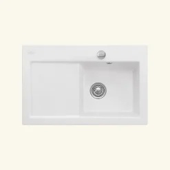 Vidage automatique 1 bac CUIPD269 / CUIPD017 pour évier V&B SUBWAY PURE - Siphon gain de place