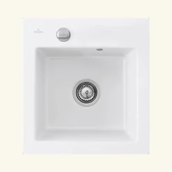 Vidage automatique 1 bac CUIPD269 / CUIPD017 pour évier V&B SUBWAY PURE - Siphon gain de place