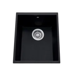 Vidage Bonde manuelle évier 1 bac granit résine HARMONIE chromé - Siphon gain de place