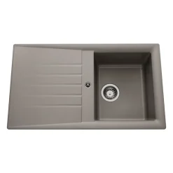 Vidage manuel 1 bac CUIPD366 pour évier Emeraude - Siphon gain de place