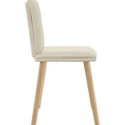 vidaXL Chaises à manger lot de 2 Lin, chaise, chaise de salon, chaise d'accent, chaise de cuisine, siège de salle à manger, 410126