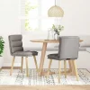 vidaXL Chaises à manger lot de 2 taupe tissu, chaise, chaise de salon, chaise d'accent, chaise de cuisine, siège de salle à 410129