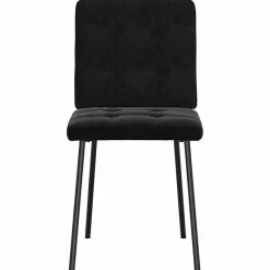 vidaXL Chaises à manger lot de 2 Noir Velours, chaise de dîner, chaise de cuisine, chaise d'appoint, chaise, chaise de 4101063