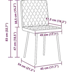 vidaXL Chaises à manger lot de 4 noir similicuir, chaise, chaise de salon, chaise d'appoint, chaise de cuisine, siège à 3315218