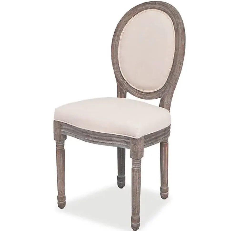 vidaXL 6x Chaise de Salle à Manger Lin Chaises de Cuisine Chaises à Manger 274620