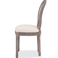 vidaXL 6x Chaise de Salle à Manger Lin Chaises de Cuisine Chaises à Manger 274620