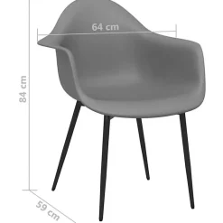 vidaXL 2x Chaises de Salle à Manger Sièges de Cuisine Chaises à Dîner Chaises de Repas Fauteuils de Cuisine Maison Intérieur 33807