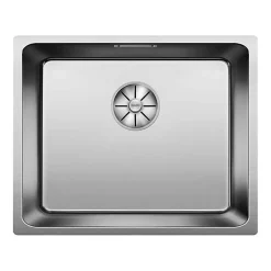 Évier - Blanco - Andano 500 U - Acier inoxydable brillant - Grand volume - Facile d'entretien