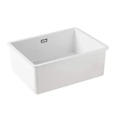 Évier céramique blanc Sanindusa VALET 1 bac 60x46 cm