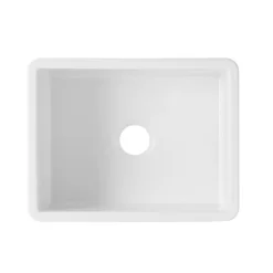 Évier céramique blanc Sanindusa VALET 1 bac 60x46 cm