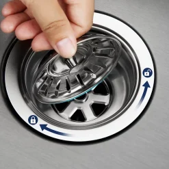 Évier de Cuisine 68 x 45 cm, SOFETIY MAX Évier en Inox Noir, Évier 1 Bac avec Panier de Drainage