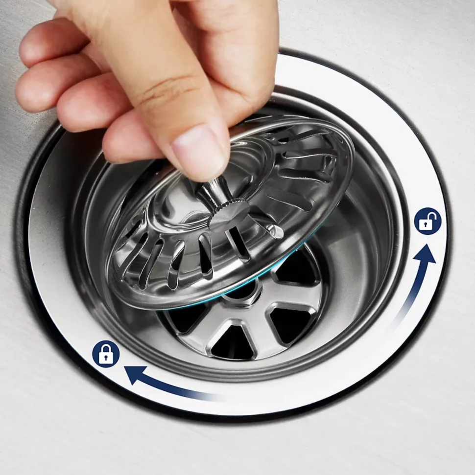 Évier de Cuisine 68 x 45 cm, SOFETIY MAX Évier en Inox, Évier 1 Bac avec Panier de Drainage