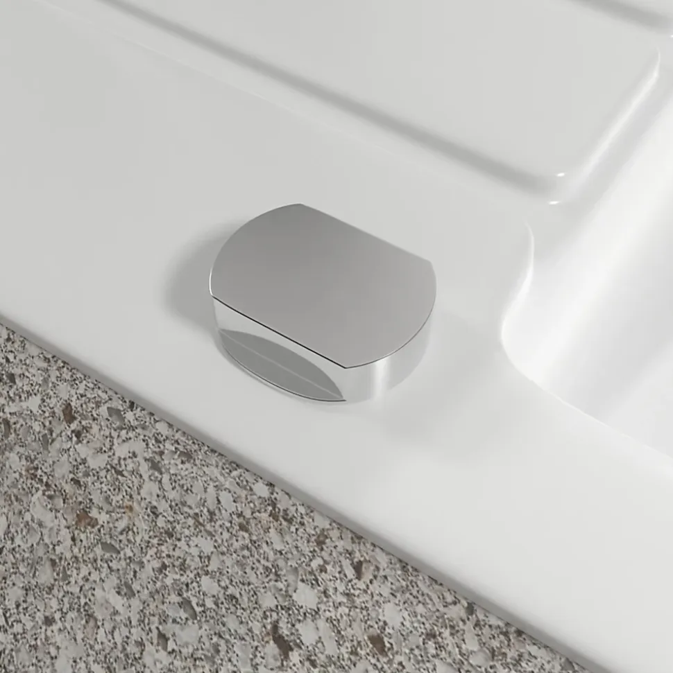 Évier de cuisine en céramique 1 cuve à encastrer Villeroy & Boch Collection blanc brillant