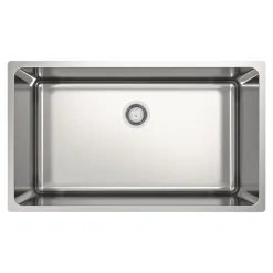 Évier de cuisine sous-plan 1 cuve XL en acier inoxydable Villach GoodHome