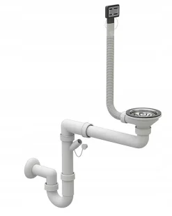 Évier en acier inoxydable Silvo22 Granitan Sous-plan/Encastré avec Siphon - 1 set