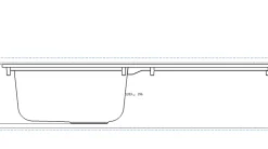 Évier en composite blanc 1 bac à encastrer Karta