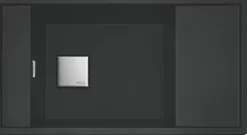 Évier en fragranite noir 1 bac à encastrer Franke Frames