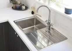 Évier en inox 1 bac à encastrer Apollonia