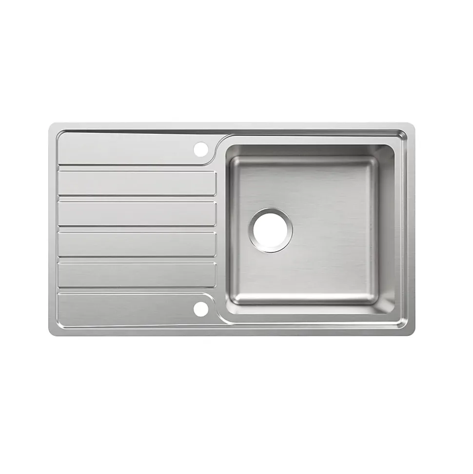 Évier en inox 1 bac à encastrer Apollonia