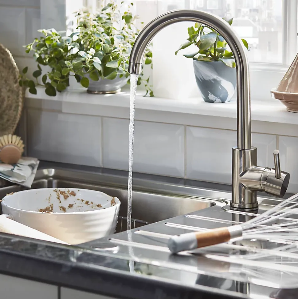 Évier en inox 1 bac à encastrer Apollonia