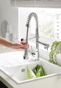 Évier en résine blanche mate 1 bac à encastrer Ising