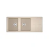 Évier FRANKE Boston BFG 621 2 bols fragranite avoine 1160x500 mm