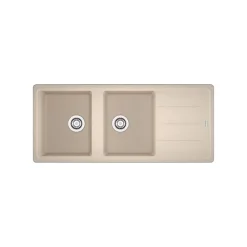 Évier FRANKE Boston BFG 621 2 bols fragranite avoine 1160x500 mm