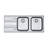 Évier Franke Smart SRX 621 inox 116x50 cm double cuve