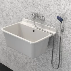 Évier Grand Granitan pour Garage avec Robinet