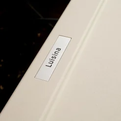 Évier granit beige Luisina TAM TAM 2 bacs 1 égouttoir