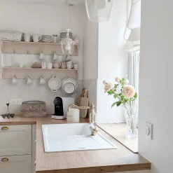 Évier granit blanc Schock ELEMENT 1 grand bac 1 égouttoir