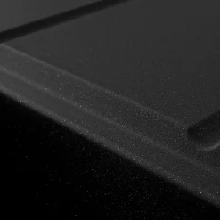 Évier granit noir Ewi OGLIO 1 grand bac 1 égouttoir