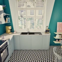 Évier granit noir Schock TOLEDO 2 bacs 1 égouttoir