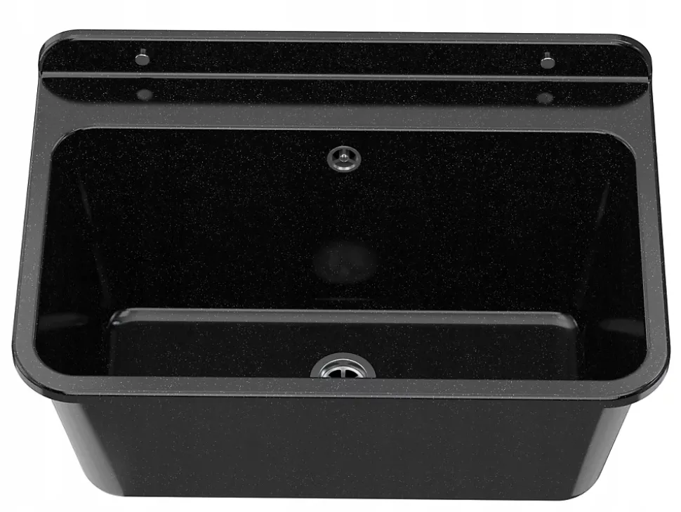 Évier Granitan Large pour Buanderie, Garage ou Chaufferie avec Siphon - 1 pièce