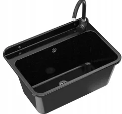 Évier Granitan Large pour Buanderie, Garage ou Chaufferie avec Siphon - 1 pièce