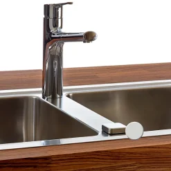 Évier inox mini structure Luisina FAGOTTO 2 bacs 1 égouttoir